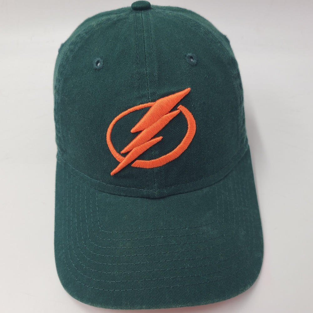 Tampa Bay Lightning Hat Strapback New Era 9Twenty Green Orange NHL Hockey Men